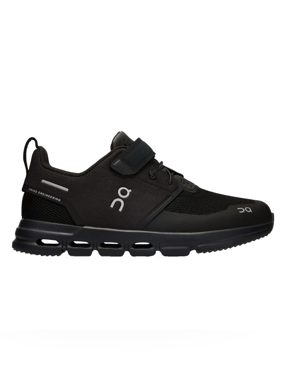 On Kids’ Black Preschool Cloud Play Velcro Athletic Trainer Running Shoes - 2